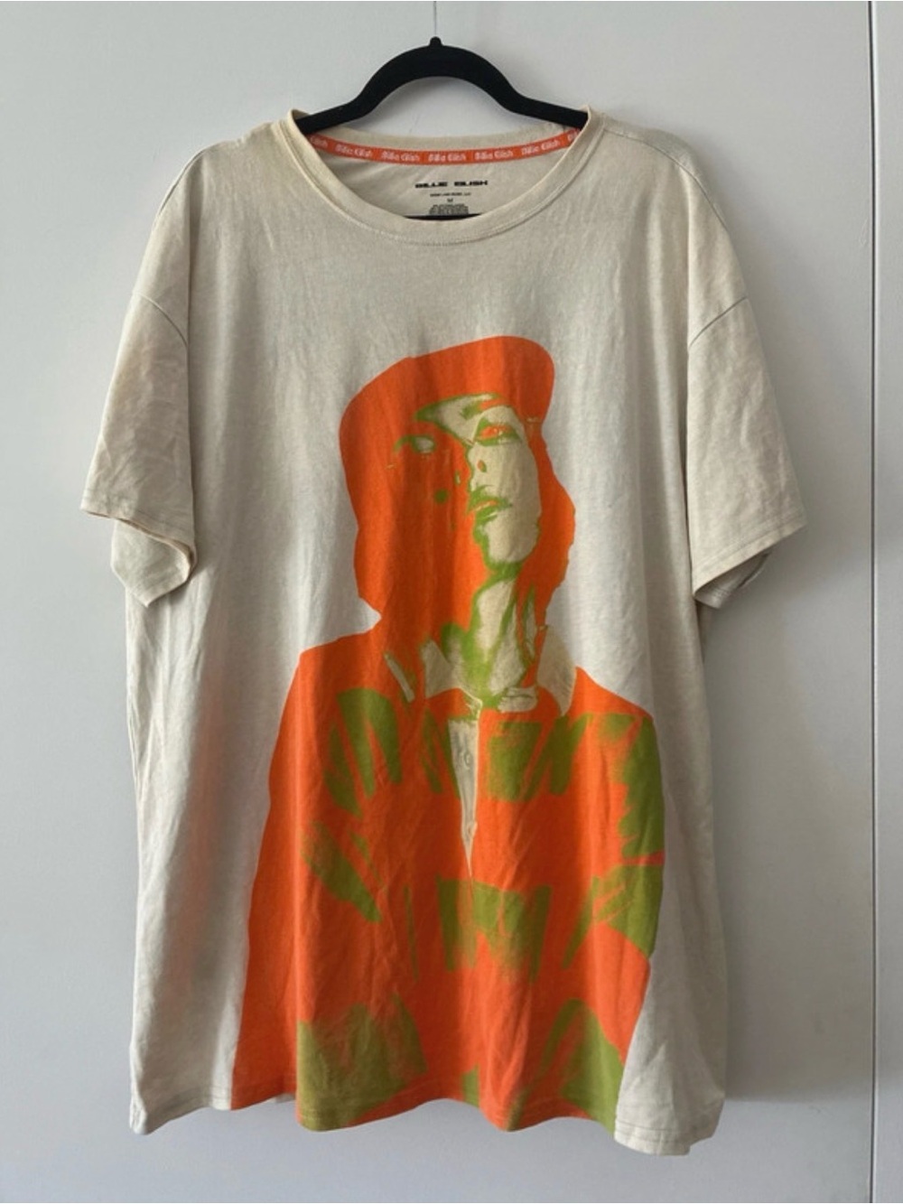 Billie Eillish Women's Oversized Sleep Shirt Size M